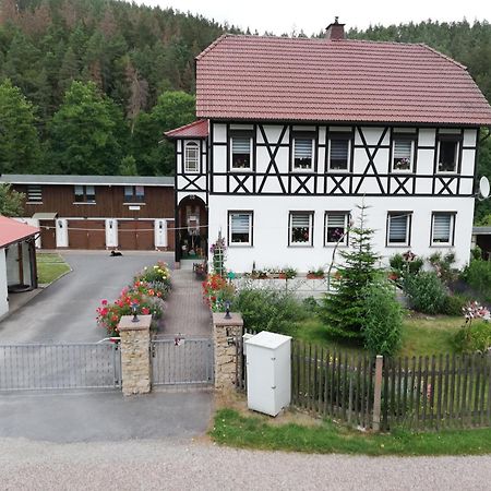 Fewo An Der Klosterruine Paulinzella Mit Kostenfreien Parkplatz Und Wlan 외부 사진